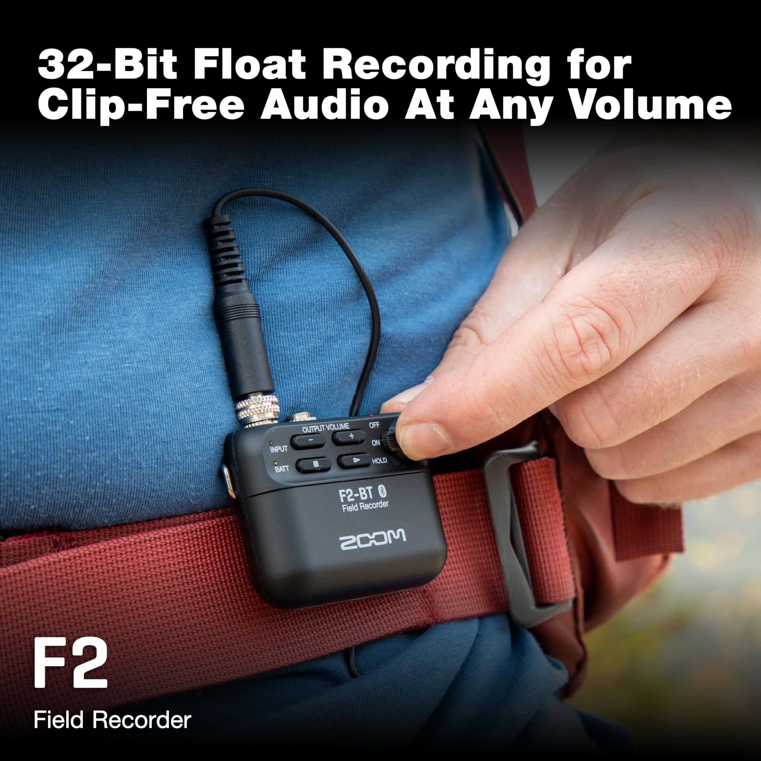ZOOM F2 32ビットフロート録音 Amazon.com: Zoom F2 Lavalier Body-Pack Recorder for Weddings
